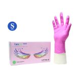 Перчатки NITRILE (Нитрил) Розовая (pink) Размер S