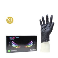 Перчатки NITRILE (Нитрил) Черные (Black) Standart Размер XL / 100 шт