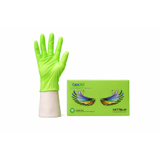 Рукавички NITRILE (Нітрил) Green Розмір S