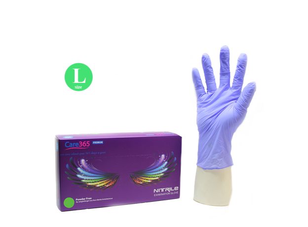 Перчатки NITRILE (Нитрил) Фиолетовый (violet) Размер L