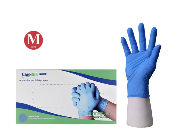 Перчатки NITRILE (Нитрил) Голубой Размер M