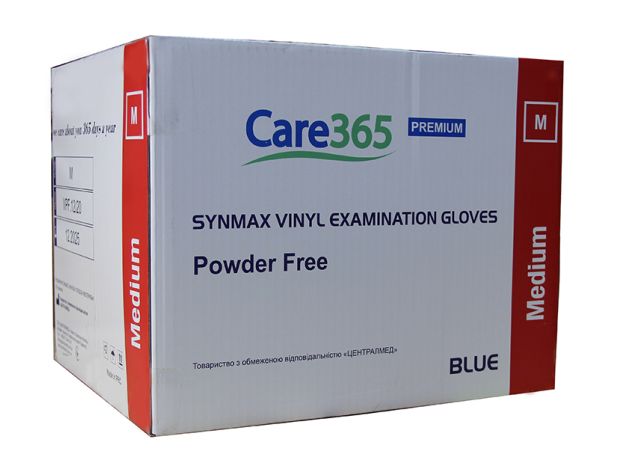 Перчатки VYNYL SYNMAX (Винил) Голубой (BLUE) Размер M