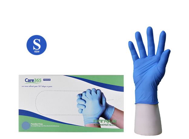 Перчатки NITRILE (Нитрил) Голубой Размер S