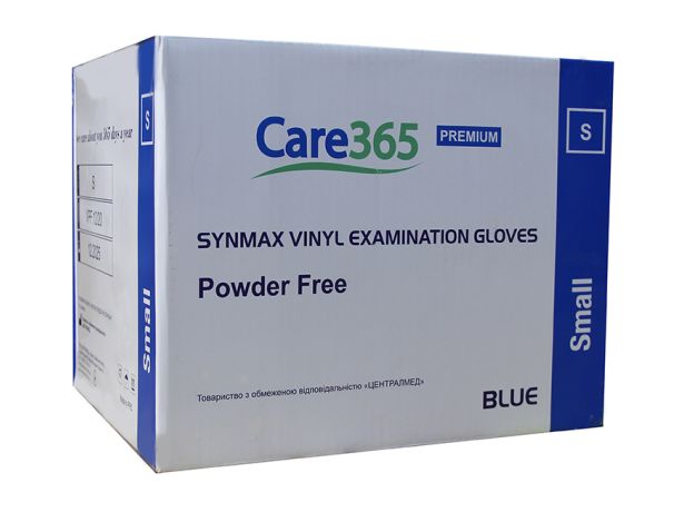 Перчатки VYNYL SYNMAX (Винил) Голубой (BLUE) Размер S