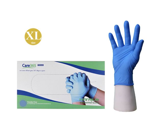 Перчатки NITRILE (Нитрил) Голубой Размер XL