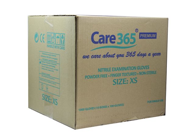 Перчатки NITRILE (Нитрил) Бирюзовый (teal) Размер XS