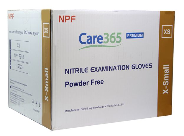 Перчатки NITRILE (Нитрил) Голубой Размер XS