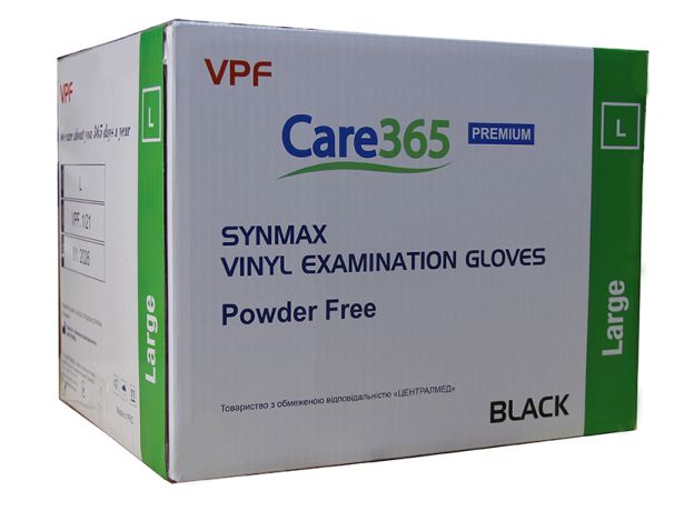 Перчатки VYNYL SYNMAX (Винил) Черные (Black) Размер L