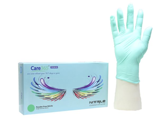 Перчатки NITRILE (Нитрил) Бирюзовый (teal) Размер XL