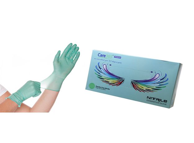 Перчатки NITRILE (Нитрил) Бирюзовый (teal) Размер S