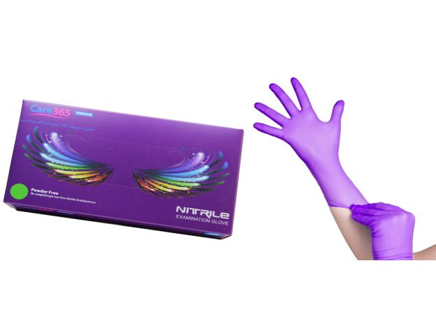 Перчатки NITRILE (Нитрил) Фиолетовый (violet) Размер M