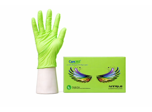 Рукавички NITRILE (Нітрил) GREEN