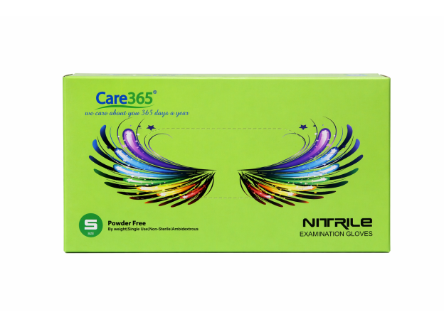 Рукавички NITRILE (Нітрил) Green Розмір S