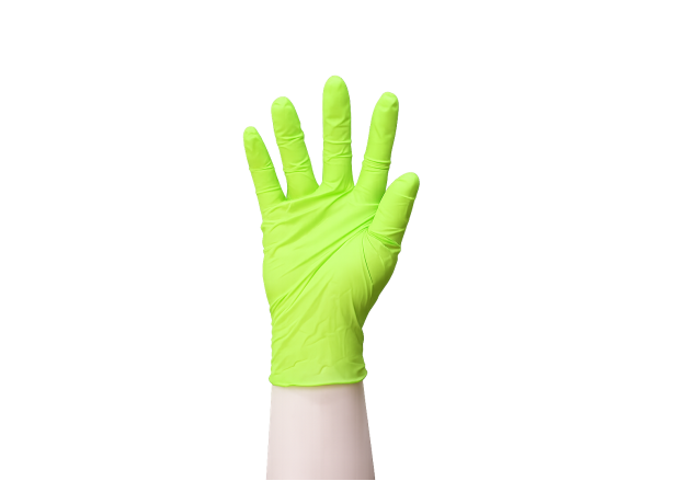Рукавички NITRILE (Нітрил) Green Розмір S