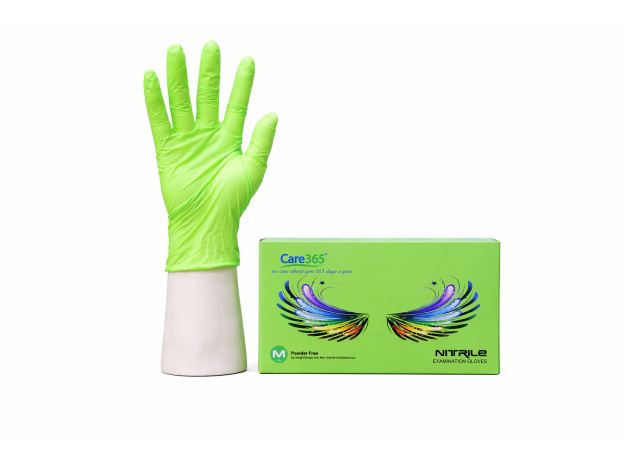 Рукавички NITRILE (Нітрил) GREEN Розмір M